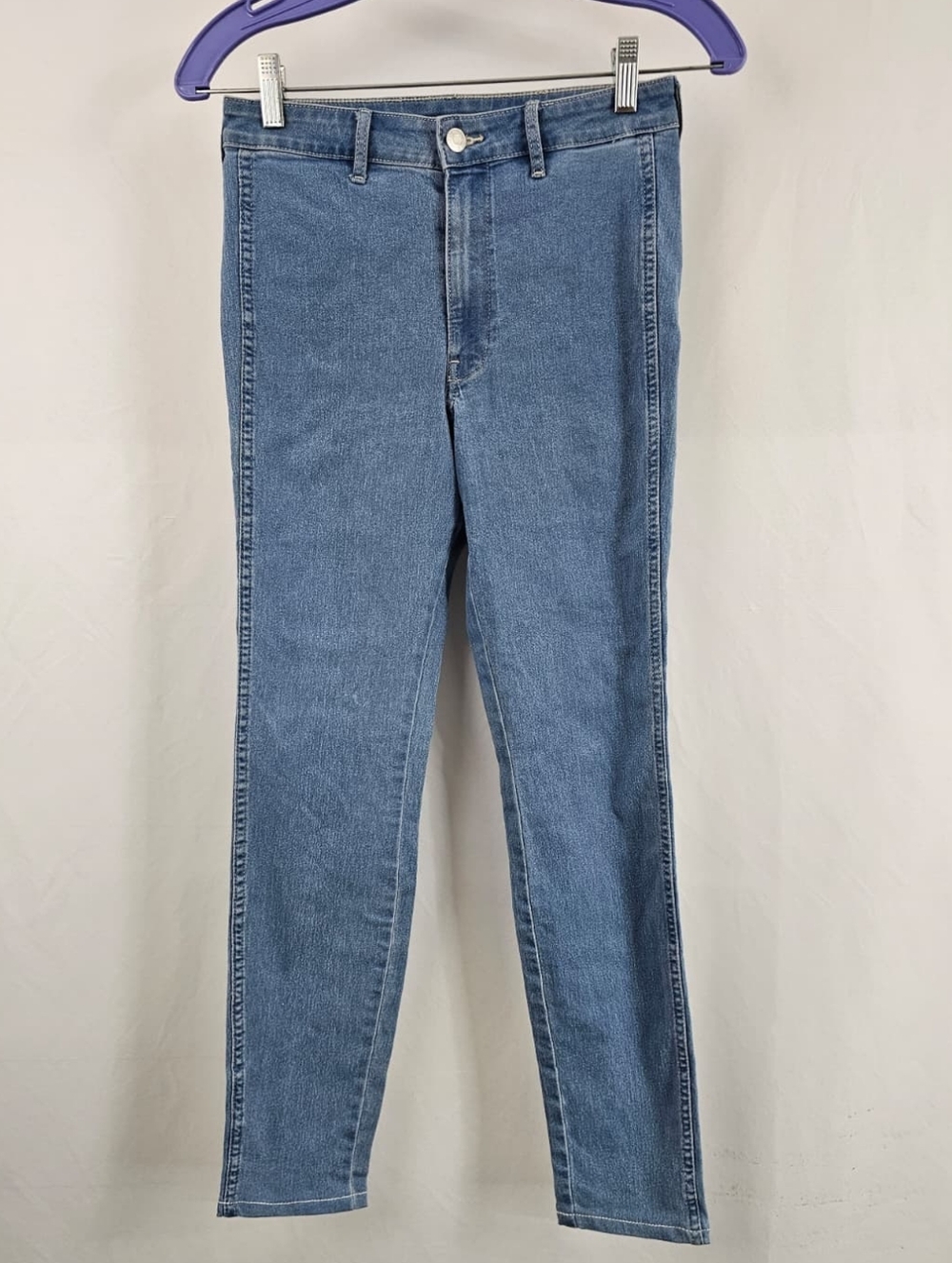 H&M &Denim Women's Skinny High Waist Ankle Length Jeans, Sz 27